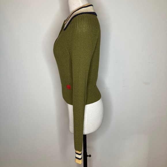 BDG collared sweater in green SIZE XSM - Picture 5 of 10